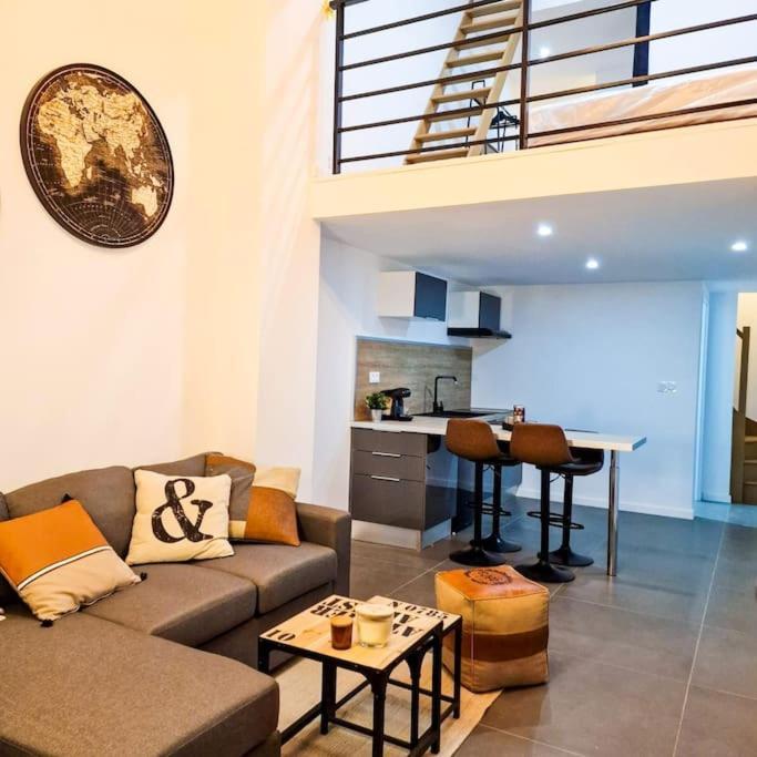 شقة Grand Loft Avec Terrasse Privee سانت إتيان المظهر الخارجي الصورة